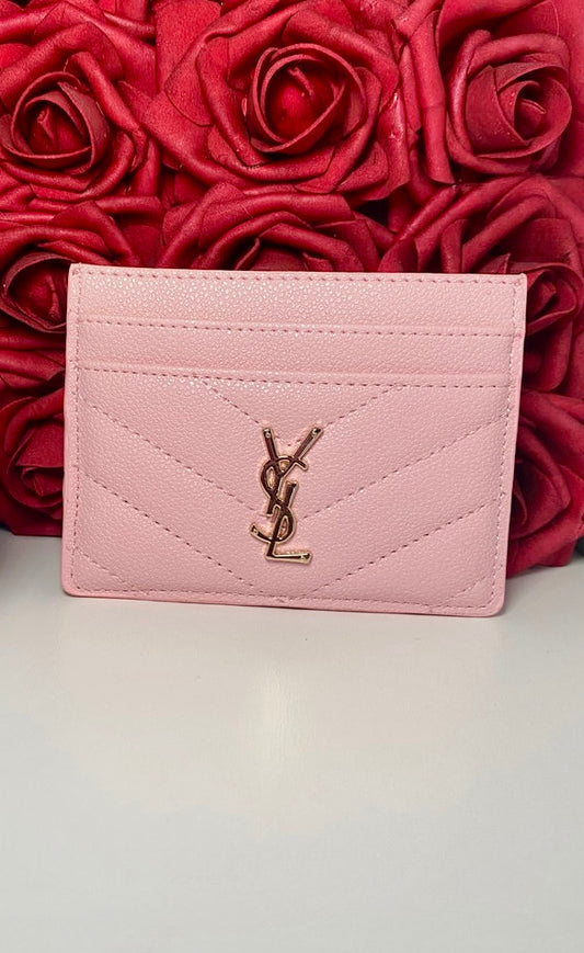 Pink Y*L Card Holder